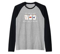 Cats Make Me Happy Humans Make My Head Hurt for Cat Lovers Camiseta Manga Raglan