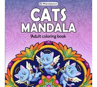 Cats mandala: A Beautiful Adult Coloring Book for Relaxation