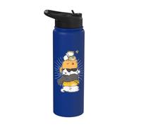 Cats Meowtain Pile Cat Anime Kawaii para amantes de los gatitos, divertido regalo Stainless Steel Insulated Water Bottle