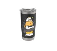 Cats Meowtain Pile Cat Anime Kawaii para amantes de los gatitos, divertido regalo Vaso térmico de acero inoxidable de doble pared