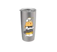 Cats Meowtain Pile Cat Anime Kawaii para amantes de los gatitos, divertido regalo Vaso térmico de acero inoxidable de doble pared