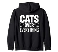 Cats Over Everything Sudadera con Capucha