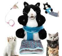 Cats Puppet Wrestler, Cat Wrestling Toy Puppet, Safe Interactive Cat Wrestling Hand Puppet with Tough Padding, Cat Sumo Wrestling Toy Puppet for Boredom-Busting Training and Exercise (1Pcs)