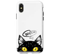 Cats Rule The World, Cool Funny Cats Graphic Cool Designs Carcasa para iPhone X/XS