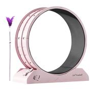 Cats Running Wheel, Low-Noise Indoor Cat Wheels, Fitness Exercise Treadmill, Fitness Training Equipment for Pets, Play, Weight Loss 31.5x13.15x33.85 Inch
