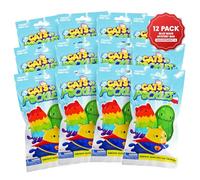 Cats vs Pickles Mystery Bags - Paquete de 12 peluches rellenos de frijoles Blue Wave A de 4 pulgadas, bolsas ciegas para niñas y niños, coleccionables de frijoles sorpresa, juguetes misteriosos para