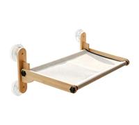 Cats Window Perch - Suction Cup Pets Resting Nest | Breathable Mesh Kitten Perch | Adjustable Cat Hammock Window | For Kitten Play Indoor Windowsill Bedside Drawer Cabinet Apartment Patio Home