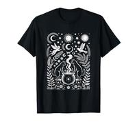 Cats Witchy Vibe Halloween Cottagecore Camiseta