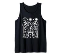 Cats Witchy Vibe Halloween Cottagecore Camiseta sin Mangas