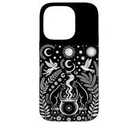Cats Witchy Vibe Halloween Cottagecore Carcasa para iPhone 14 Pro