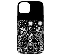 Cats Witchy Vibe Halloween Cottagecore Carcasa para iPhone 15 Plus