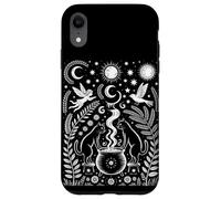 Cats Witchy Vibe Halloween Cottagecore Carcasa para iPhone XR