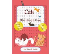 Cats Word Search Book: Word Search Puzzles with Easy To Read Print about Cat Breeds, Big Cats and more/ 6x9inches, 120 pages/ 50+ puzzles … Gift for Vacation, Holidays and Relaxation