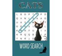 Cats Word Search: "Cat-Themed Word Search with Solutions, Fun Facts & Feline Jokes"