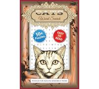Cats Word Search: Fun and Relaxing Cat-Themed Puzzles for Adults, Seniors, and Teens