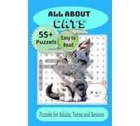 Cats Word Search Puzzel Book: Word Search with Easy to Read Print about Cat Lovers, Feline Friends, and Whiskered Companions and more|6x9 inches, 110 ... Gift for Holidays, Vacations and Free Times.
