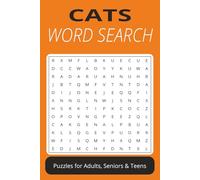 Cats Word Search Puzzle Book for Adults and Teens: Packed with 50+ Easy-to-Read Military Word Searches on Cat Breeds, Famous Cats, and Feline Facts ... Gift for Holidays, Travel, and Relaxation