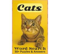 Cats: Word searches with Easy to Read Print about, Cats, Kittens, and more |6x9 inches, 110 pages| 50+ puzzles... Gifts for Vacations, Birthdays, ... puzzles for Mindful Moments and Relaxation.)