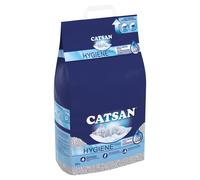 Catsan Higiene Plus Arena Para Gatos 20L Aglomerante Natural Triple Antiodor