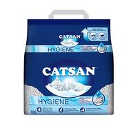 Catsan Hygiene - Arena para gatos no aglutinante, 100% natural, absorbente, 10 litros, color blanco