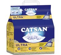 Catsan Ultra Plus - Sustrato para gatos con grumos, 1 paquete (1 x 10 l)