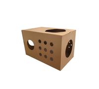 Catshion Alicia Caja Rascador de Cartón para gatos