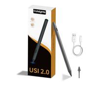 Catsights USI 2.0 - Lápiz capacitivo para tablet USI 2.0 con 4.096 niveles de sensibilidad a la presión, compatible con Chromebooks y tabletas de Lenovo, Acer, HP y Asus tipo C, cuerpo de aluminio