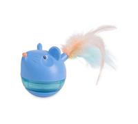 Catstages Hunt n'Swat Treat Trumbler Ratón Interactivo con Plumas para gatos