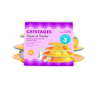 Petstages Tower of Tracks - Torre de 3 pisos para gatos - Juguete interactivo