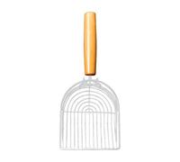 Catstream, aleación de aluminio, tamiz para gatos, pala de metal, pala profunda, mango largo, kotsieben, elevador de gatito, susurros de gato hecho de metal - séptima pala profunda rápida con
