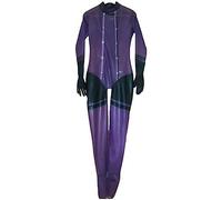 Catsuit De Látex Para Mujer Ropa Flaca Fiesta Púrpura De Una Sola Pieza,Púrpura,XXL