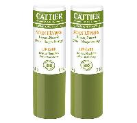 Cattier Cuidado Labial Nutritivo Bio Lote de 2 x 4g