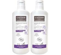 Cattier Espuma limpiadora facial Nuage Céleste - 150 ml (Paquete de 2)