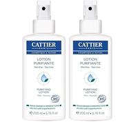 Cattier Loción purificante con Árbol del té - 200 ml (Paquete de 2)