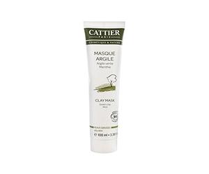 Cattier - Mascarilla de arcilla verde ecológica, 100 ml