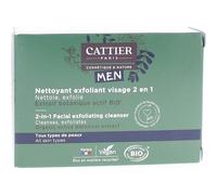 Cattier Men Limpiador Facial Exfoliante 3 en 1 Bio 85 g