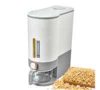 Catties - Dispensador de arroz, cubo de harina y granos, sellado a prueba de humedad, cubo de arroz de gran capacidad con tapa con taza medidora para cocina, encimera, despensa