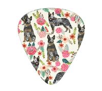 Cattle Dog Florals Premium Bass - Púas de guitarra eléctrica para bajo para una experiencia musical sin igual