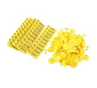 Cattle Ear Tags - Sequential Number Marker Labels, Pasture Animal Management Tags, Lightweight Build, Ideal for Sheep Goats Dogs Deer Rabbits Hogs Lawn Outside Backyard