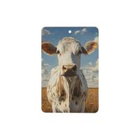 Cattle on the Prairie - 4 tarjetas de ambientador para automóvil, desechables, para colgar, para vehículos, aroma a lavanda