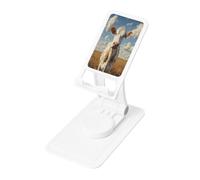 Cattle on The Prairie - Soporte de escritorio ajustable para iPhone y todos los teléfonos, rotación de 360°, plegado integrado, base cuadrada