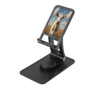 Cattle on The Prairie - Soporte de escritorio ajustable para iPhone y todos los teléfonos, rotación de 360°, plegado integrado, base cuadrada