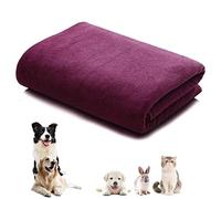 CATTLEYAHQ 160 * 60cm Toalla para Perro de 1 Pieza, Toallas de Secado rápido de Microfibra Suave y Absorbente, Toallas Grandes de Secado para Perros, Gatos y Mascotas