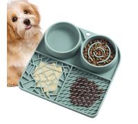 CATTO CATTO DEGGI SILICONE - VASOGGIO DI ASSOGGIO, COWL Non Slip | Alfombrilla de alimentación lenta multifuncional con textura , relieve portátil para la distracción que cura el baño