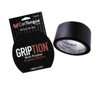 CatTongue Grips Agarre antideslizante y no abrasivo: 2 in. x 10 ft. (Negro)