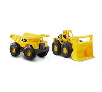 CatToysOfficial Camión Volquete, Pala Cargadora | Flota de Construcción de 2 Vehículos | Cat Toy Regalos y Juguetes para Niños de 3 Años o Más