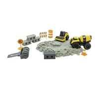 CatToysOfficial CAT Juguetes de Construcción | Juego Infantil con Excavadoras y Cemento de Juguete | 2 Vehículos CAT + Cemento Reutilizable | Regalo Educativo para Niños