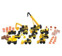 CatToysOfficial | Máquinas y Camiones de Juguete para Niños |SET DE 41 Piezas: Camión Volquete, Pala Cargadora, Excavadora, Retroexcavadora, Bulldozer, Grua | Juguetes Niños 3 Años o Más