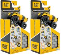 CatToysOfficial | Máquinas y Camiones de Juguete para Niños | Set de Construcción - Hormigonera, Cemento Artificial, moldes | Decoración, Regalo, Juguetes Niños 3 Años o Más (Paquete de 2)