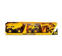 CatToysOfficial Set de Vehículos de Construcción de Juguete | Camión Volquete, Excavadora, Pala Cargadora| Partes Articuladas | CAT Toy Regalos y Juguetes para Niños de 3 Años o Más